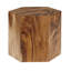 Honey Comb Solid Wood Block End Table-125005779