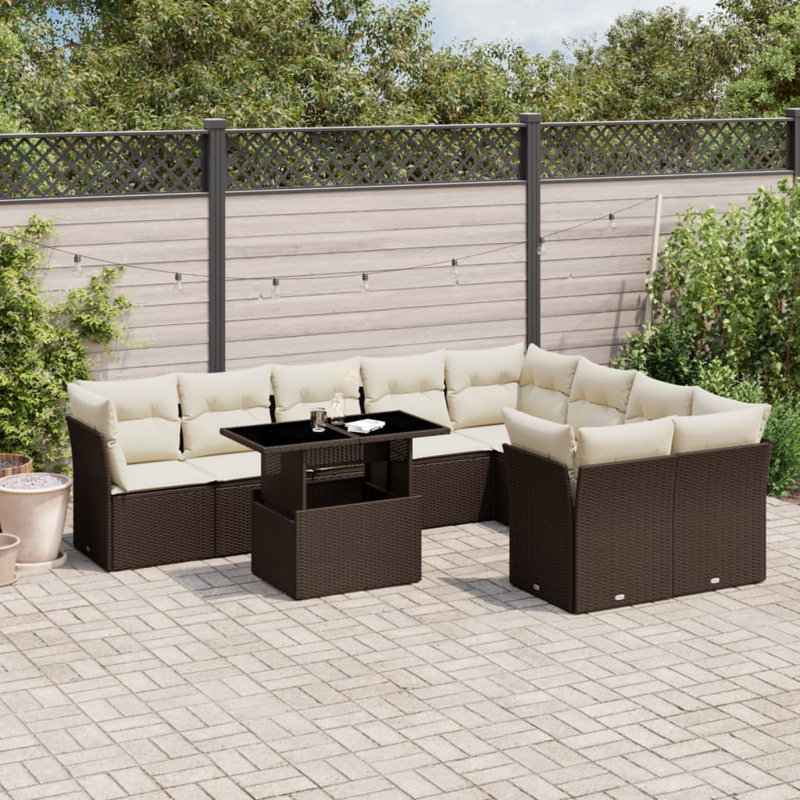 Ensemble de canapé de jardin Vidaxl