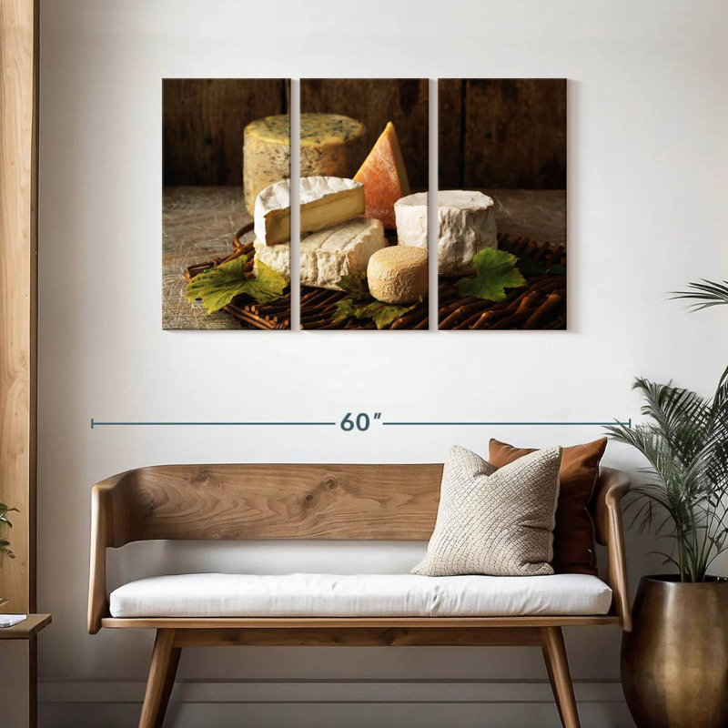 Yarlin Rustic Cheese, 28" H x 45" W