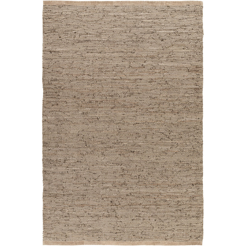 Leather Indoor Rug, Rectangle 6' x 9'