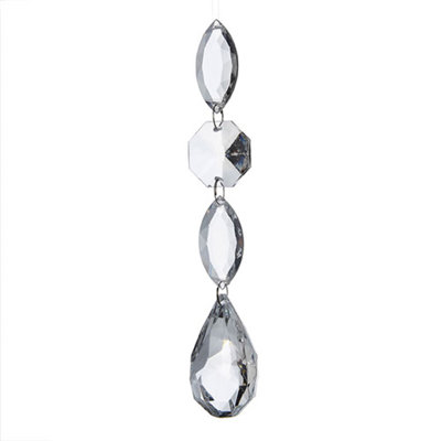Crystal Drop Hanging Figurine Ornament