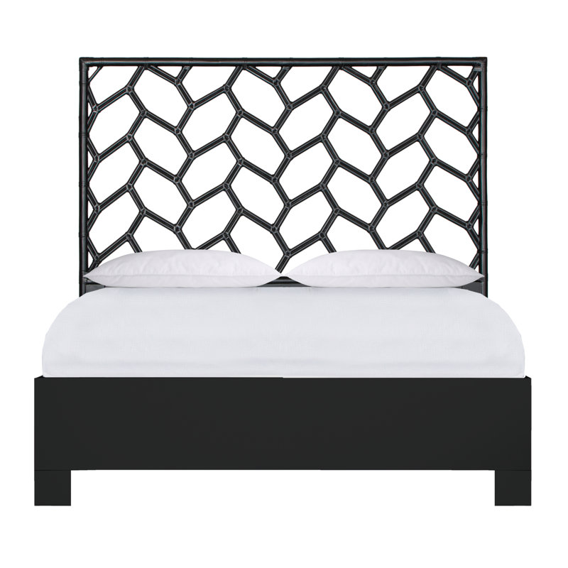 Lit plateforme Silas, Grand, Noir