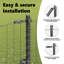Fence Posts Manual 7 Pcs Galvanised Steel-2133237139-2133237149