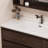 Retro high-end style simple bathroom cabinet