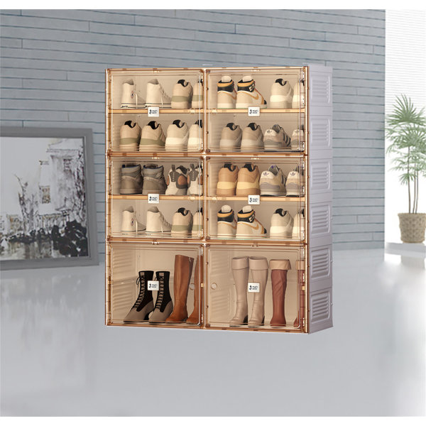 Rebrilliant 20 Pair Shoe Storage Cabinet & Reviews