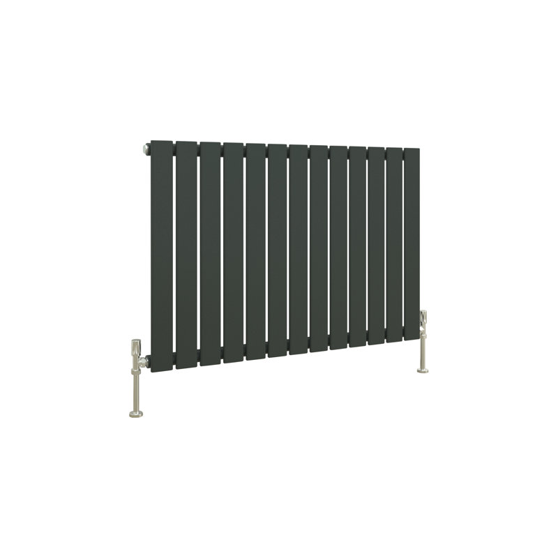 Radiators Radiator, Matt Grey, 600x884mm Single