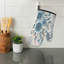 Couvre-lit en coton Dreamy Blue