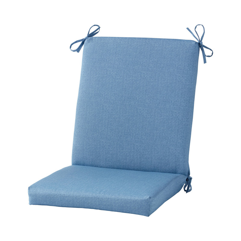Coussin de chaise de salle à manger à haut dossier, En jean
