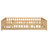 Finka Kids Floor Platforms Bed With Fence and Door-42099786-45026230