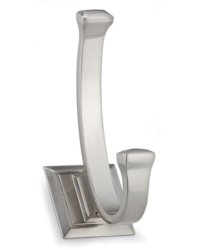 Transitional Wall Hook, Brushed Nickel