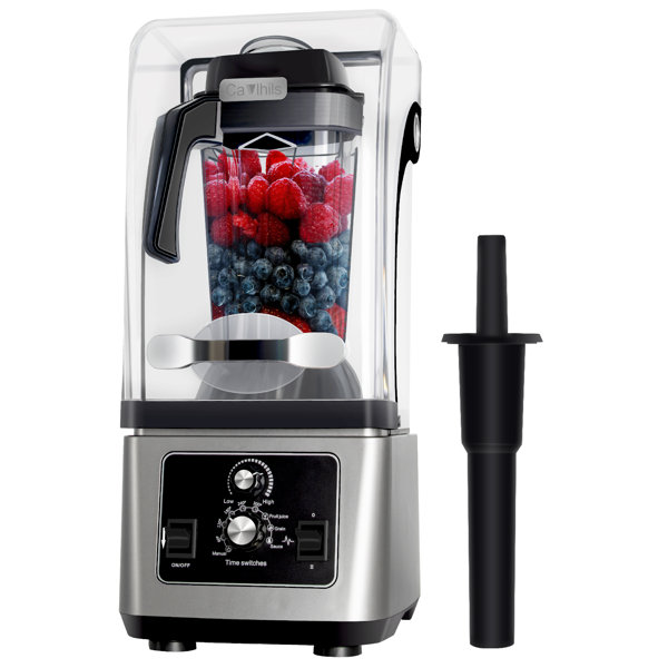 $33/mo - Finance Wantjoin Professional Blender Commercial Soundproof Quiet  blender Removable shield for Crushing ice,smoothie,puree,Blender for  kitchen