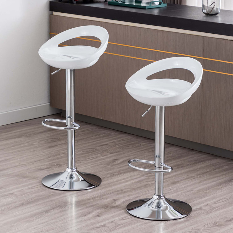 Heider Swivel Adjustable Height Stool, blue