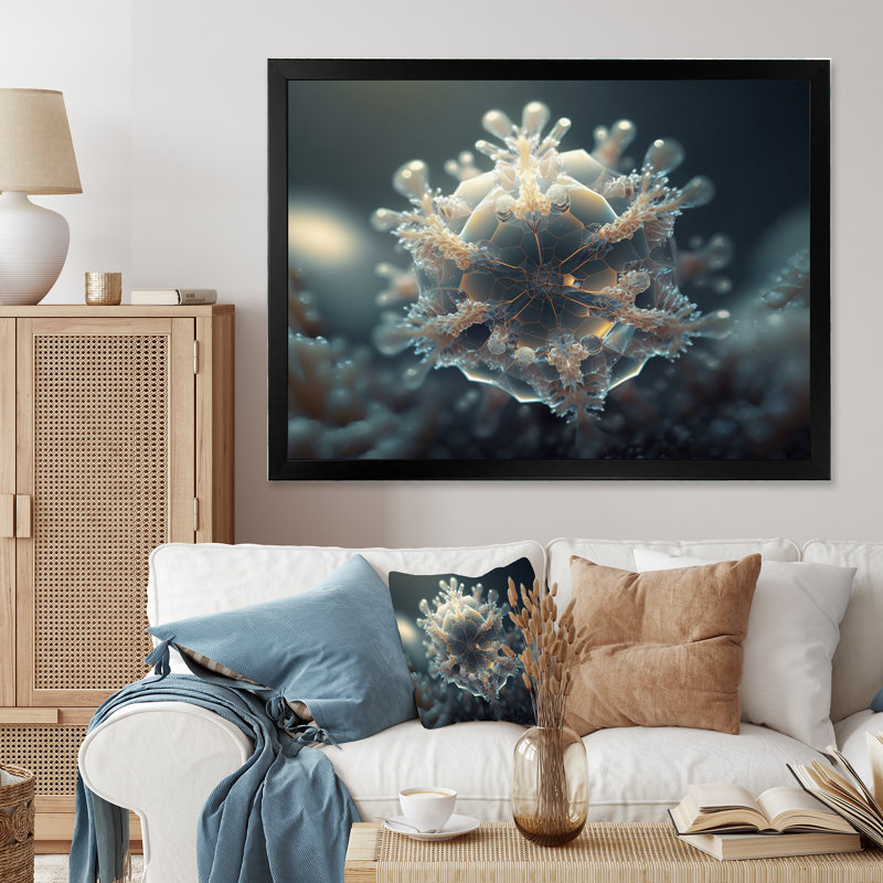«Benevolence Water Crystal IV», reproduction d'art sur toile, Noir, L 20 po x H 12 po