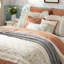 Très grande chambre à coucher Coral - housse de coussin brodée 9 pièces-116011750-116011753