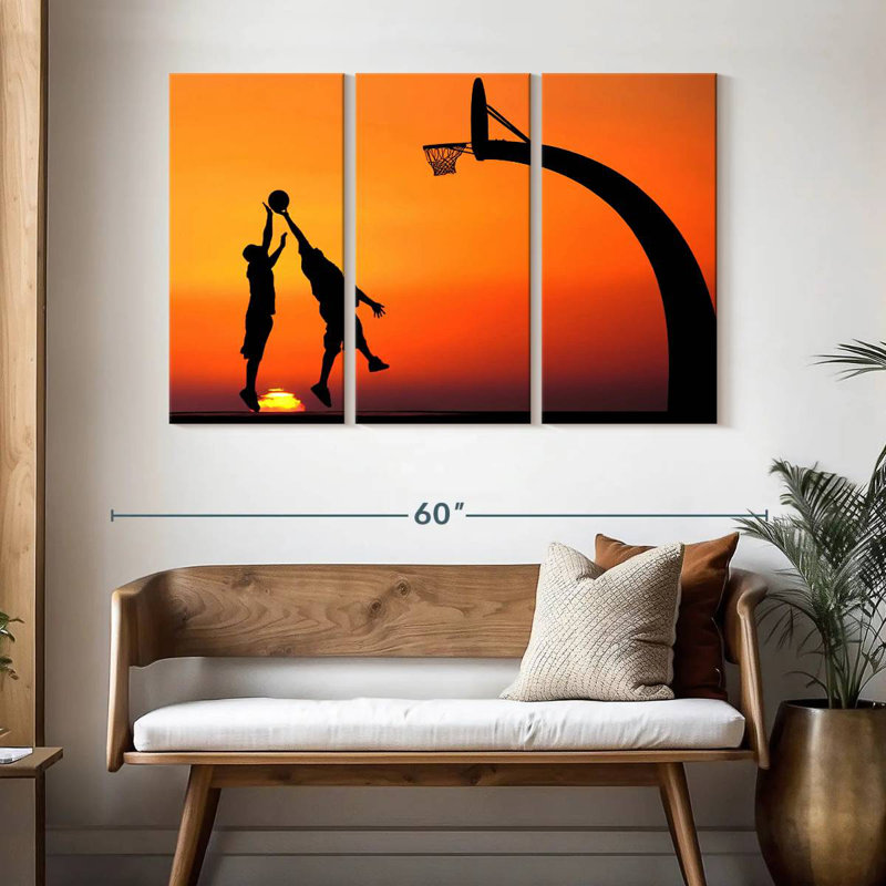 Sireci Basketball Sunset Game, 32" H x 50" W