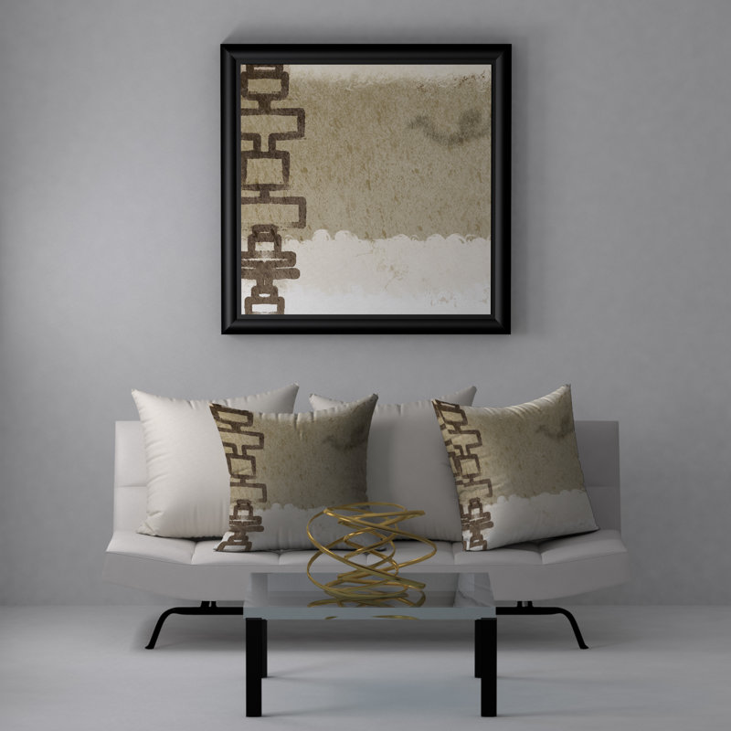 Housse de coussin décorative carrée exceptionnelle, 18" x 18"