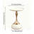 Italian Modern Black Hourglass End Table – Minimalist Iron Round Side Table-400060905