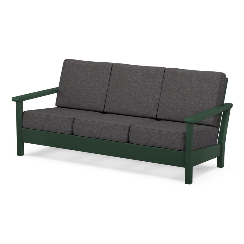 Harbour Deep Seating Sofa, Ash Charcoal, Green