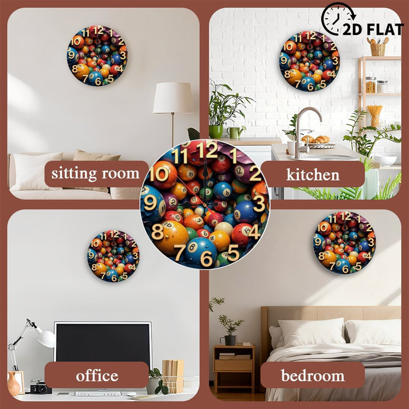 Colorful Pool Balls for Games