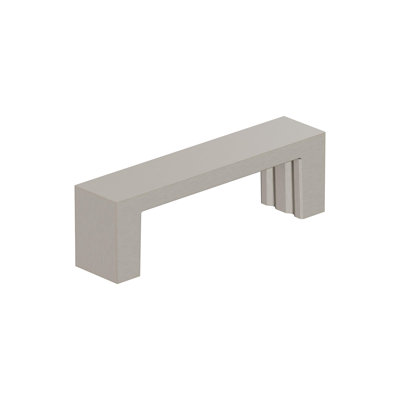Augment 3 inch (76mm) Center-to-Center Satin Nickel Cabinet Pull - 10 Pack