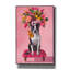 «Epic Graffiti» «Boston On Pink» par Heather Gauthier, art mural sur toile, 26 po x 40 po