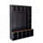 Hall Tree with 6 Hooks,Storage Bench with Adjustable Shelves, 4-in-1 Entryway Shoe Cabinet with 13 Cubbies-1718324968