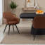 Verity Iron Upholstered Dining Chair