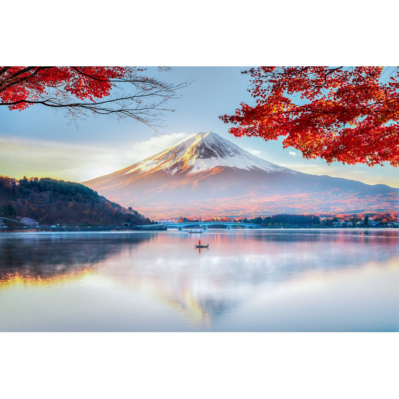 Fuji Mountain by Doctoregg - Wrapped Canvas Print, 30cm H x 46cm W