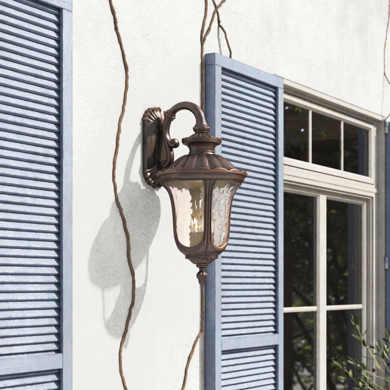 Amiliano Wall Light, 28" H x 13.75" W x 16" D, Imperial Bronze