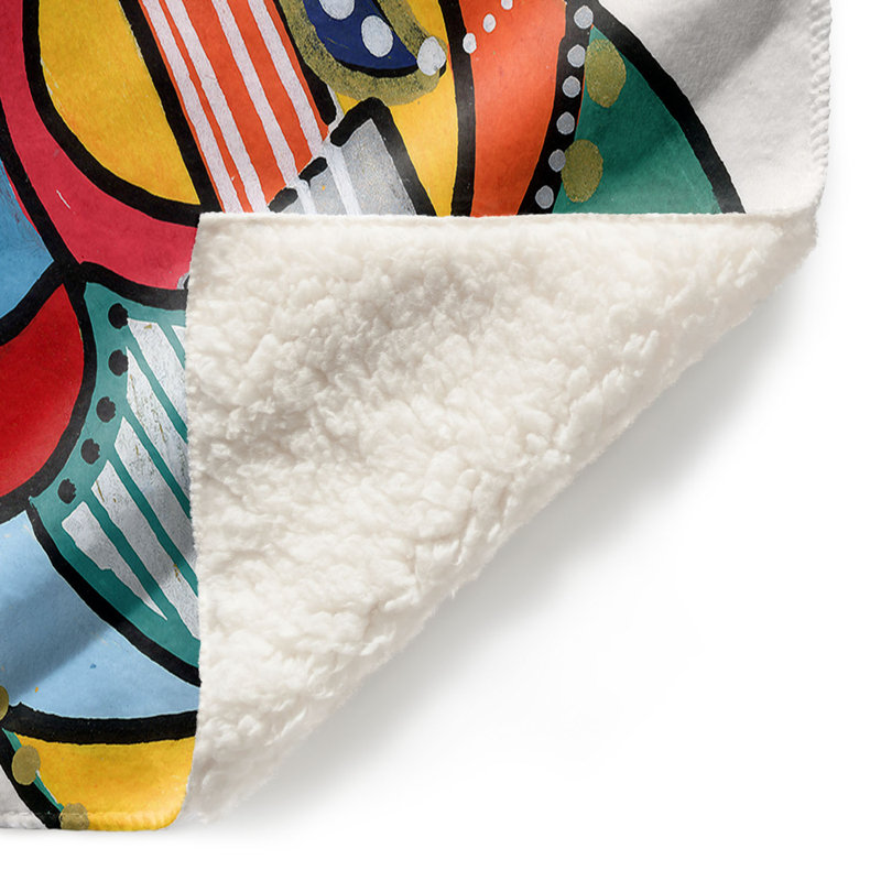  Couverture douce en sherpa, 51 po x 60 po
