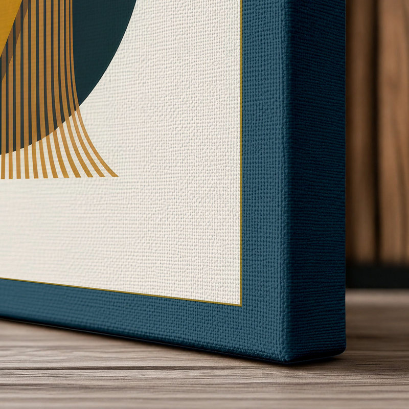 Print, 24x16 - 61.0 x 40.6 cm, Teal Border
