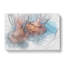 Pink Jellyfish in Abstract - Wrapped Canvas Drawing - Wrapped Canvas-55340302
