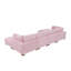 Canapé modulaire réversible de 144 po avec repose-pieds Andreco-1889578157