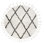 Twinar Geometric Hand Knotted Wool Off White/Dark Gray Plush Area Rug