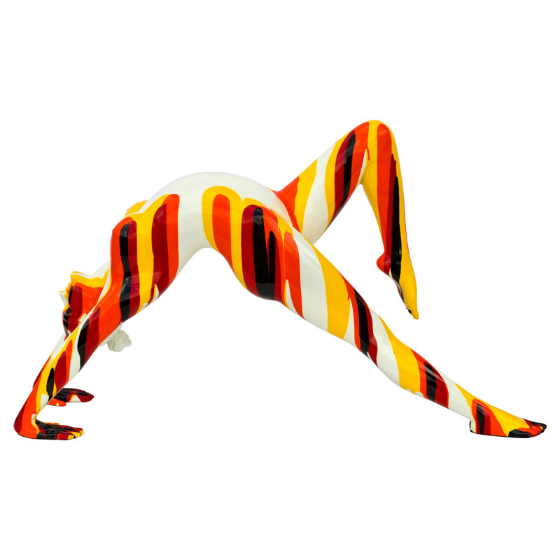 Wilcox Statue, Red/Yellow/Black