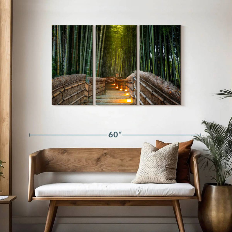 Forêt de bambous séchés, Sebbie, Arashiyama, H 28 po x l 45 po