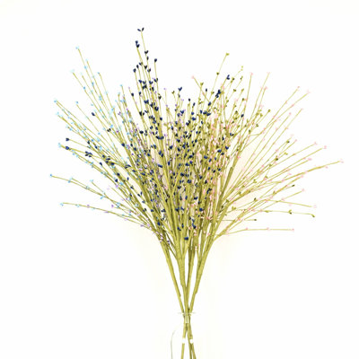 Branche de baies artificielles 36 "printemps-été pour bouchons de vase, bouquet de jets à longues tiges de ferme pour décoration de table de bureau