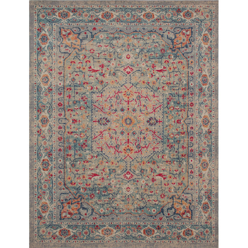 Larrison Oriental Indoor Rug, Rectangle 5'3" x 7'6"