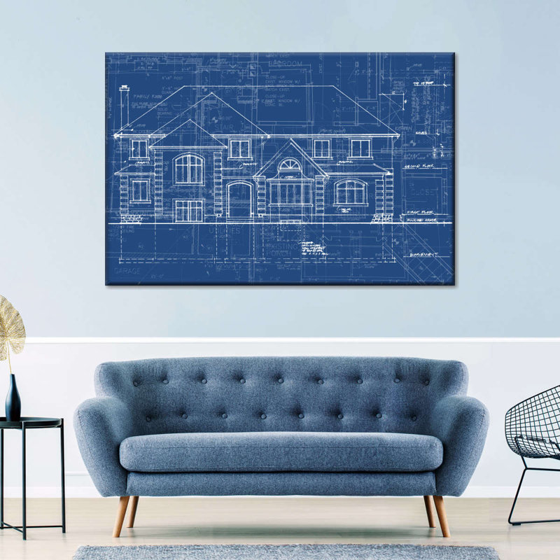 House House, reproduction d'art sur toile tendue, H 30 po x l 45 po x P 1,25 po