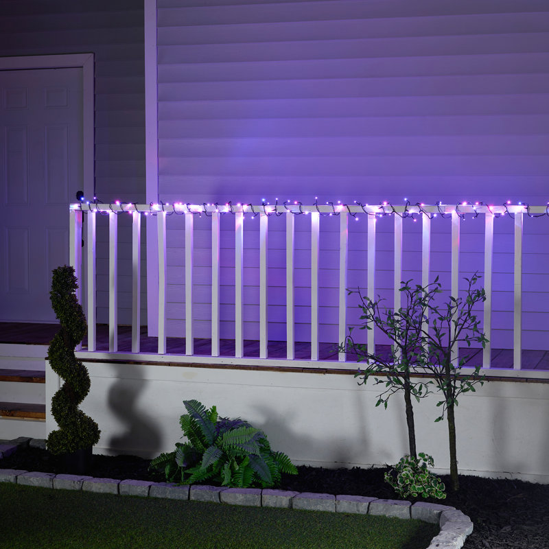 64 Ft. Multi-Color LED Outdoor String Lights with Remote