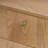 Malyun Modern Japandi Nightstand Oak Veneer Bedside Table with Brass Handles Minimal Bedroom Furniture