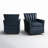 Arhianna Leather Swivel Armchair-1083112773