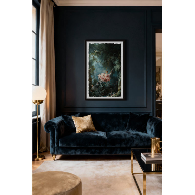 «The Swing», reproduction encadrée, H 45 po x l 30 po