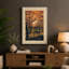 Orchard at Sunrise Japandi - Wrapped Canvas-549462023-549462025