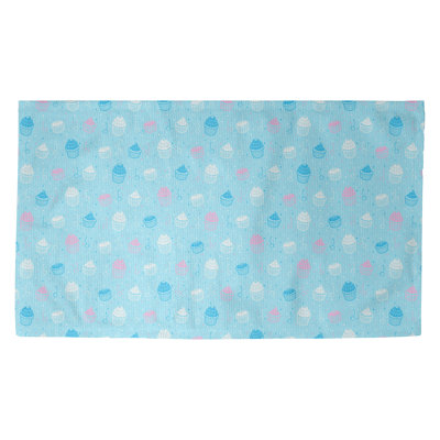 Tapis bleu/rose petits gâteaux Avicia