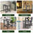 All-Weather Outdoor Side Table Adirondack Tables Patio Table Plastic End Tables Gray-1489835862