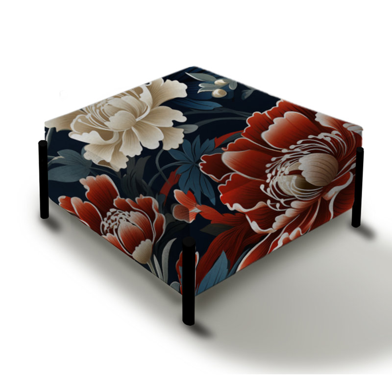 Dynastie Ming - grand repose-pieds carré chinois