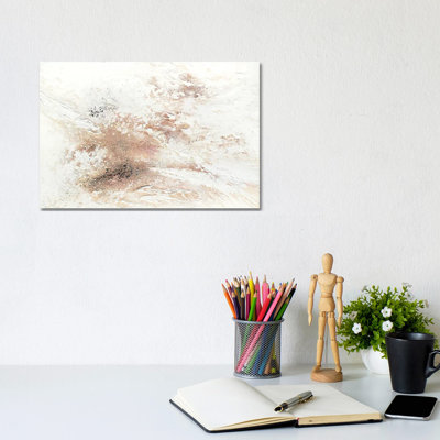 Rose Gold Snow - Print on Canvas