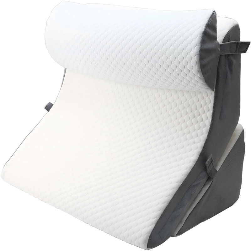 Adjustable Height Wedge Pillow for Sleeping, Ergonomic Design