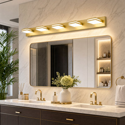 Modern Dimmable LED Vanity Lights for Mirror 3 CCT Adjustable LED Vanity Light